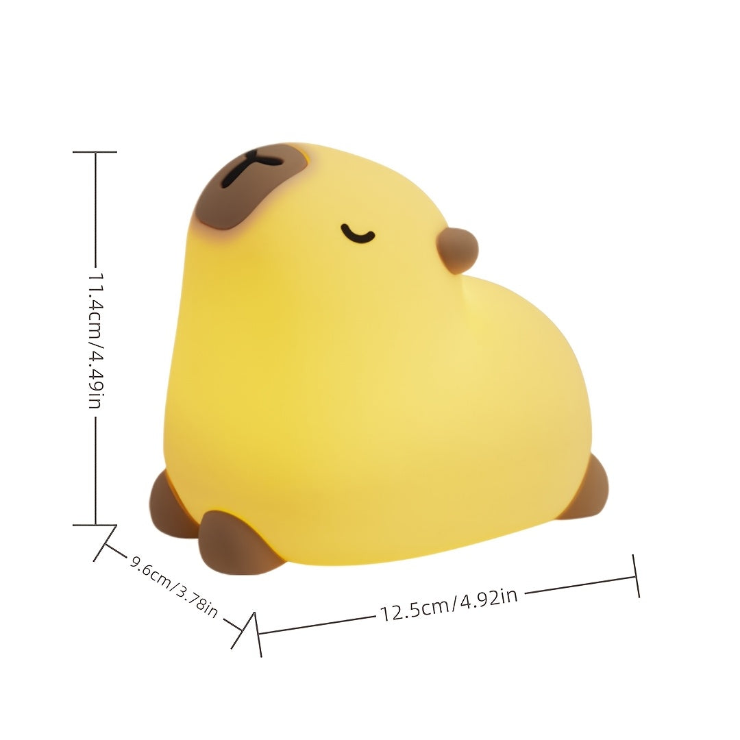 Capybara Night Light Cute Rechargeable Soothing Sleep - TrendVerseHub