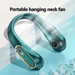 Digital Neck Fan Portable Powerful Cooling Comfort - TrendVerseHub