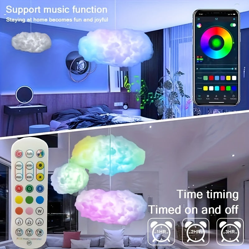 Music Sync RGB Cloud Light Kit  Immersive Audio - TrendVerseHub