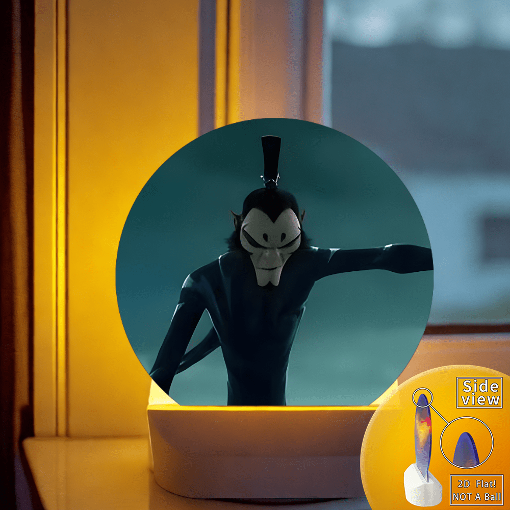 Nezha Night Light Soft Glow Art Deco Charm - TrendVerseHub