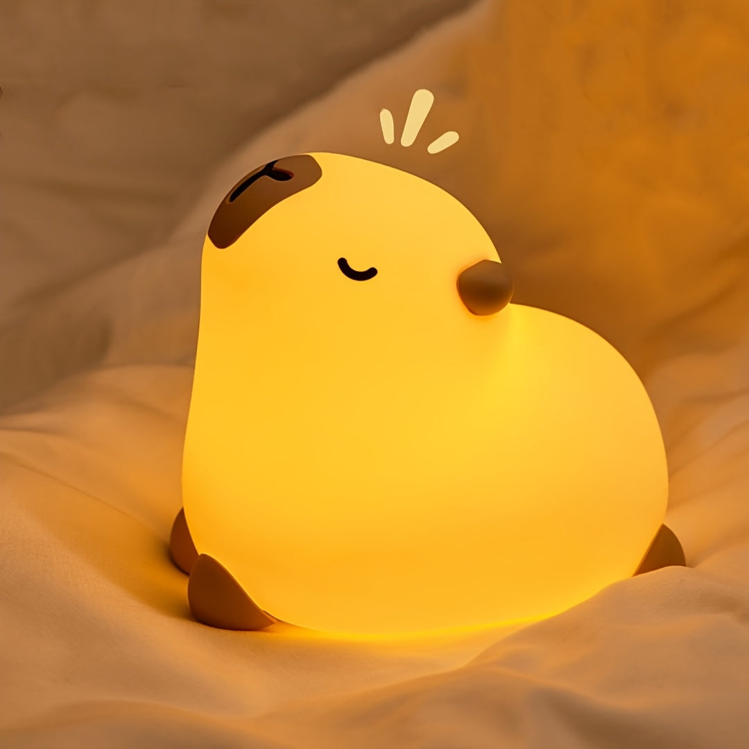 Capybara Night Light Cute Rechargeable Soothing Sleep - TrendVerseHub