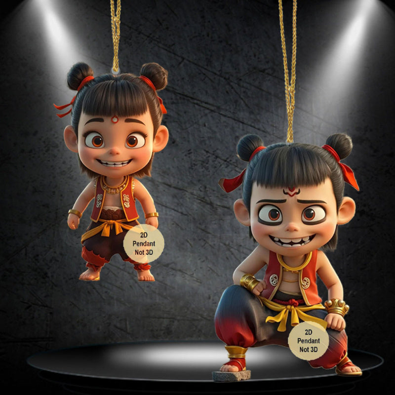 Nezha Acrylic Ornaments Mythical Charm Perfect Gift - TrendVerseHub