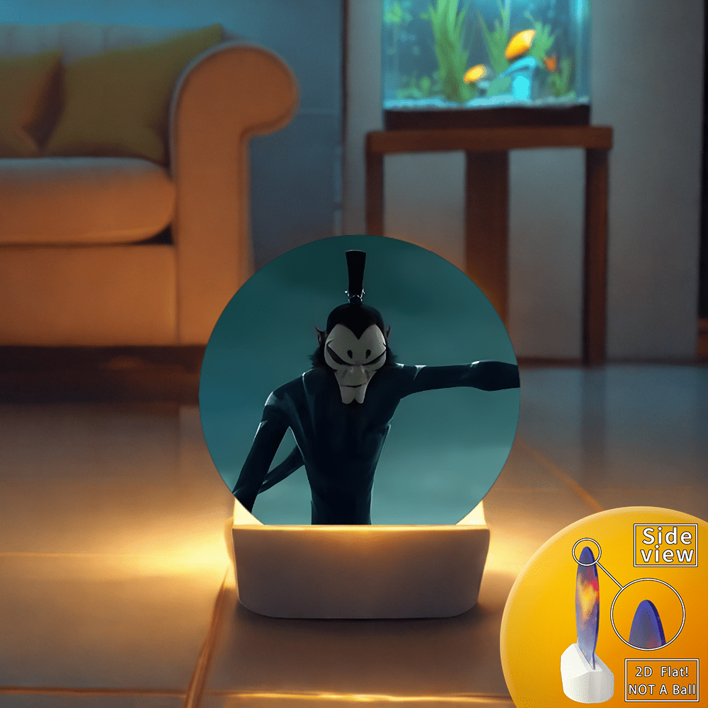 Nezha Night Light Soft Glow Art Deco Charm - TrendVerseHub