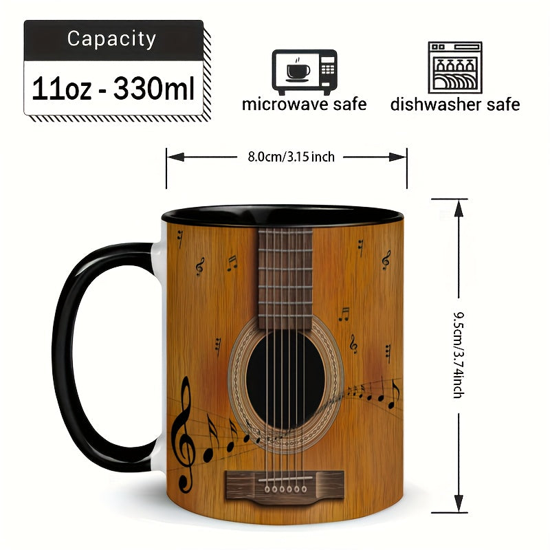 Guitar Mug Creative Coffee for Music Lovers - TrendVerseHub