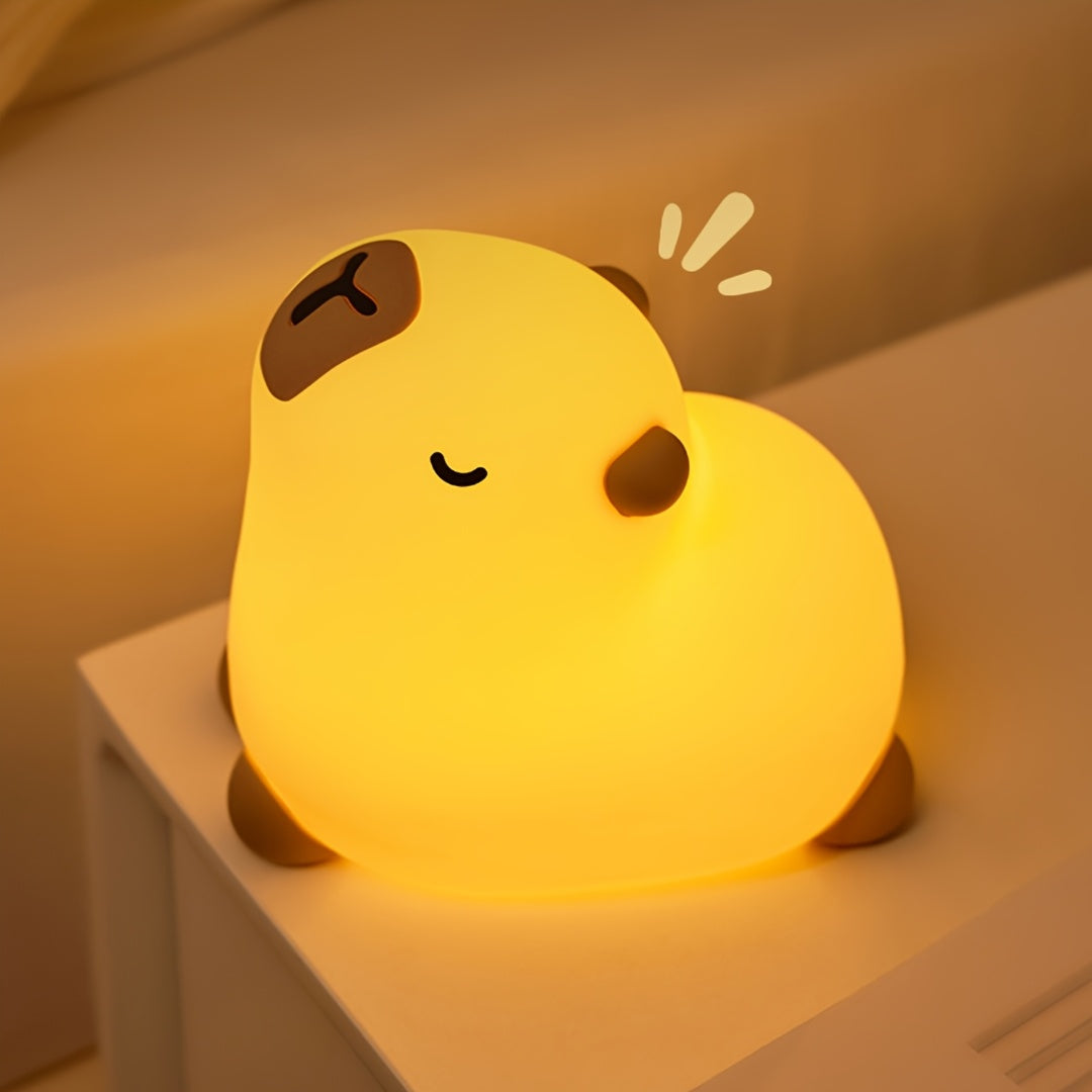 Capybara Night Light Cute Rechargeable Soothing Sleep - TrendVerseHub