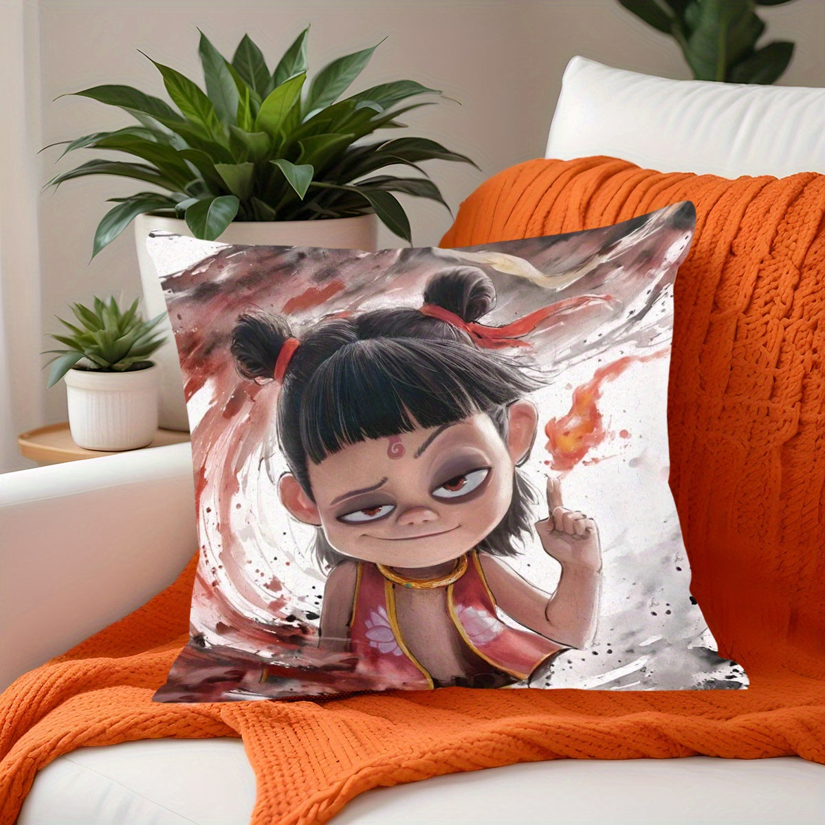 Nezha Anime Pillow Covers Inspire Your Home Decor - TrendVerseHub