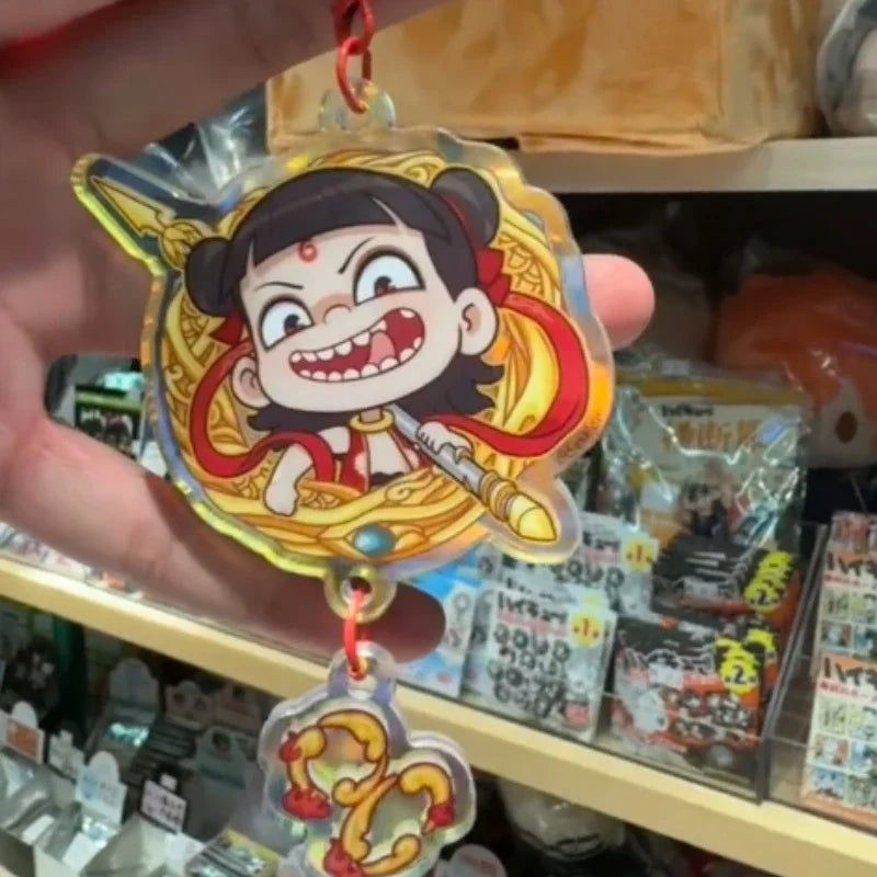 Nezha  Aobing Acrylic Charms  Keychains - TrendVerseHub