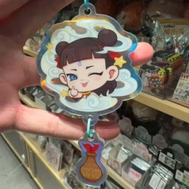 Nezha  Aobing Acrylic Charms  Keychains - TrendVerseHub