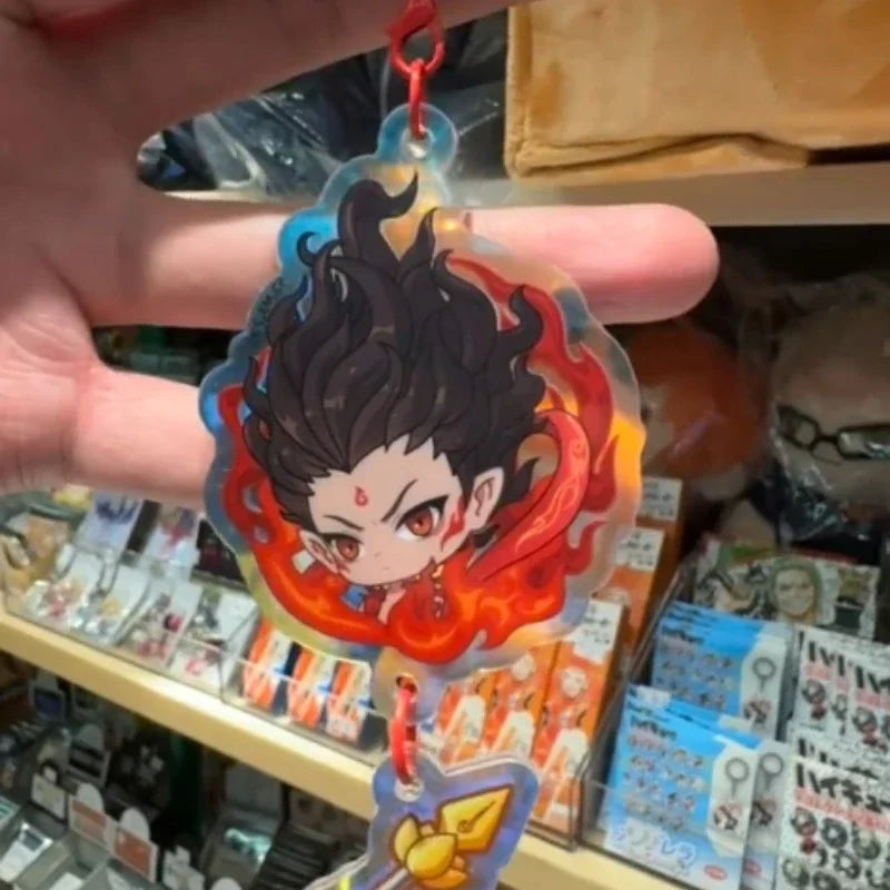 Nezha  Aobing Acrylic Charms  Keychains - TrendVerseHub