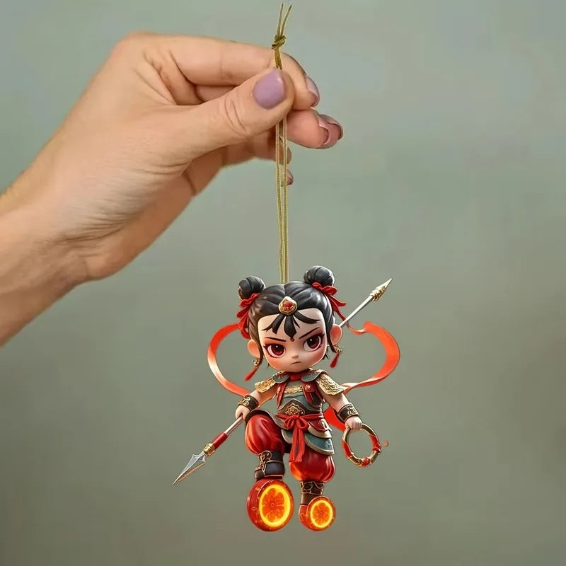 Nezha Cartoon Charm 2025s Cute Versatile Pendant - TrendVerseHub