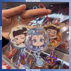 Nezha  Aobing Acrylic Charms  Keychains - TrendVerseHub