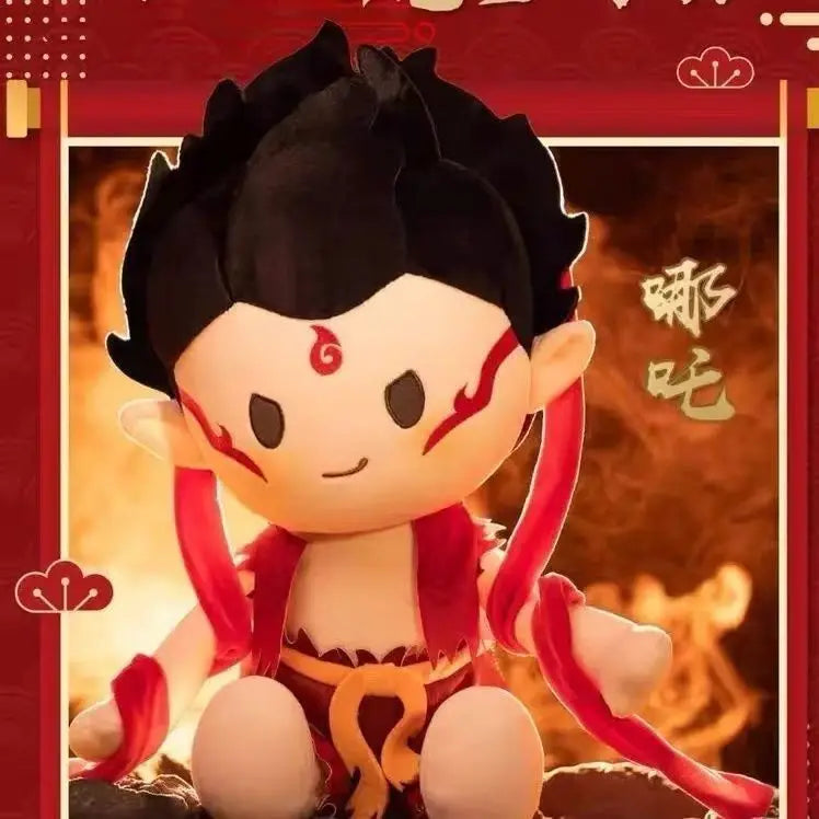 Nezha Aobing Plush Anime Doll Cosplay Gift - TrendVerseHub