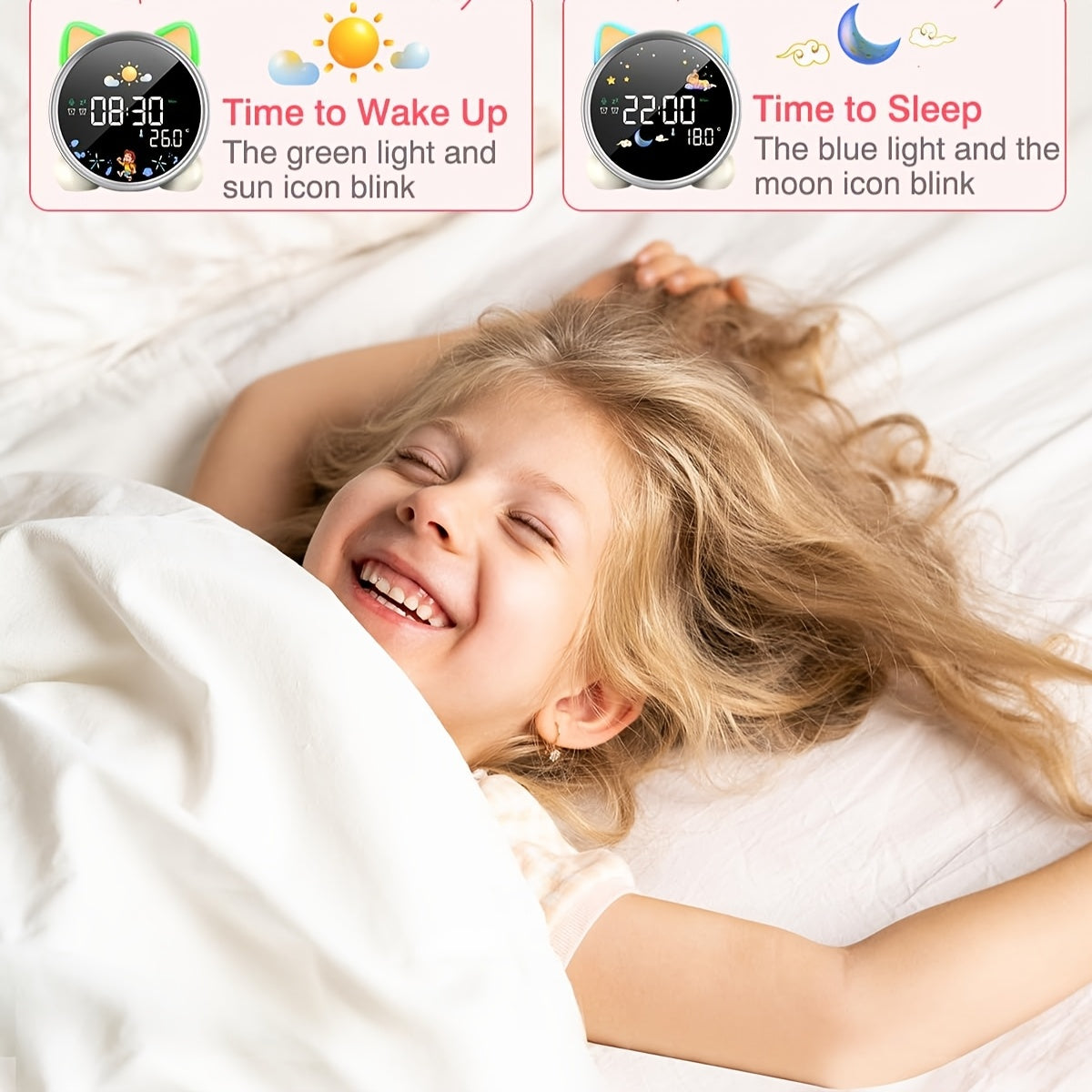 Cute Cat Alarm Clock Train Wake and Shine - TrendVerseHub