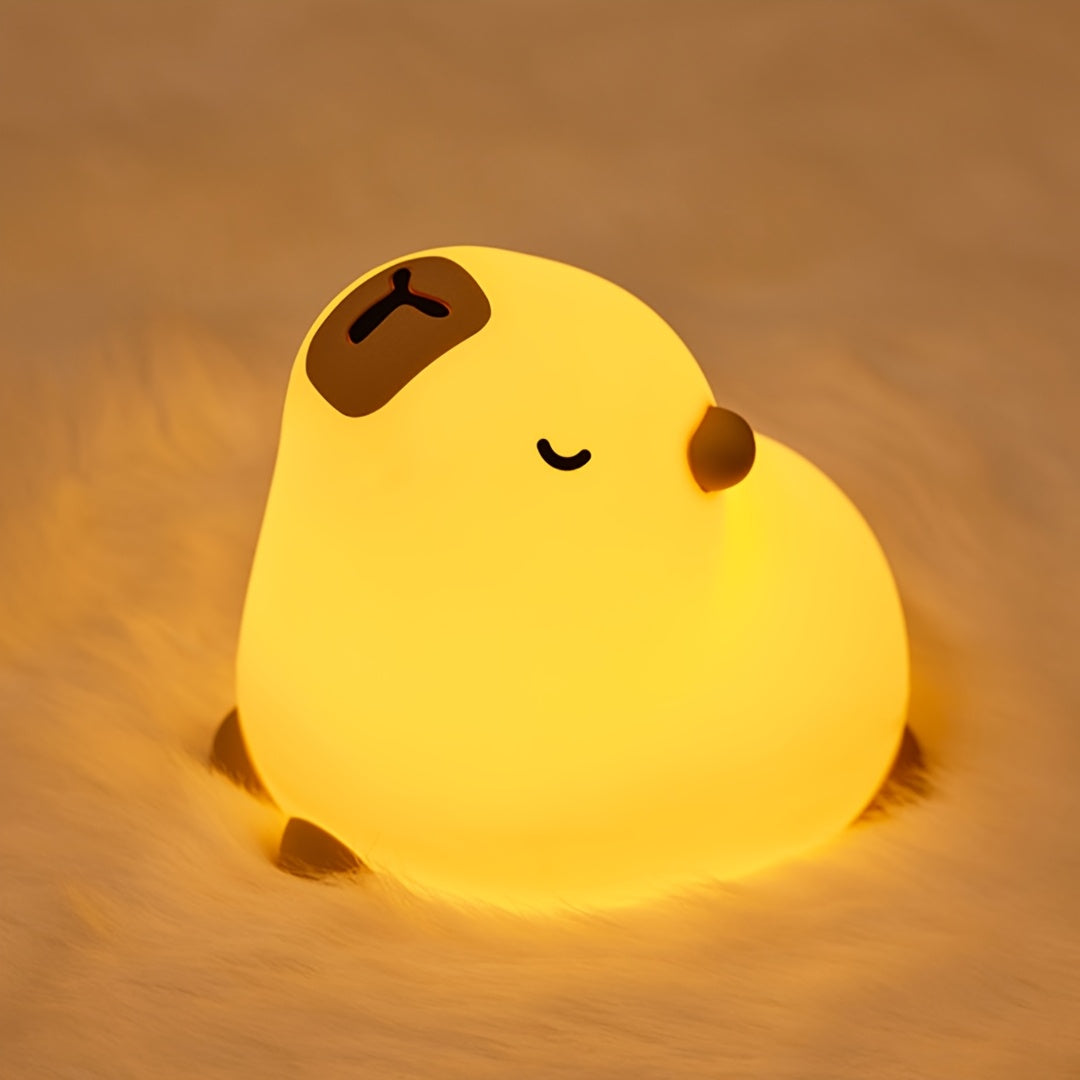 Capybara Night Light Cute Rechargeable Soothing Sleep - TrendVerseHub