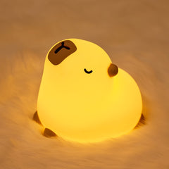 Capybara Night Light Cute Rechargeable Soothing Sleep - TrendVerseHub