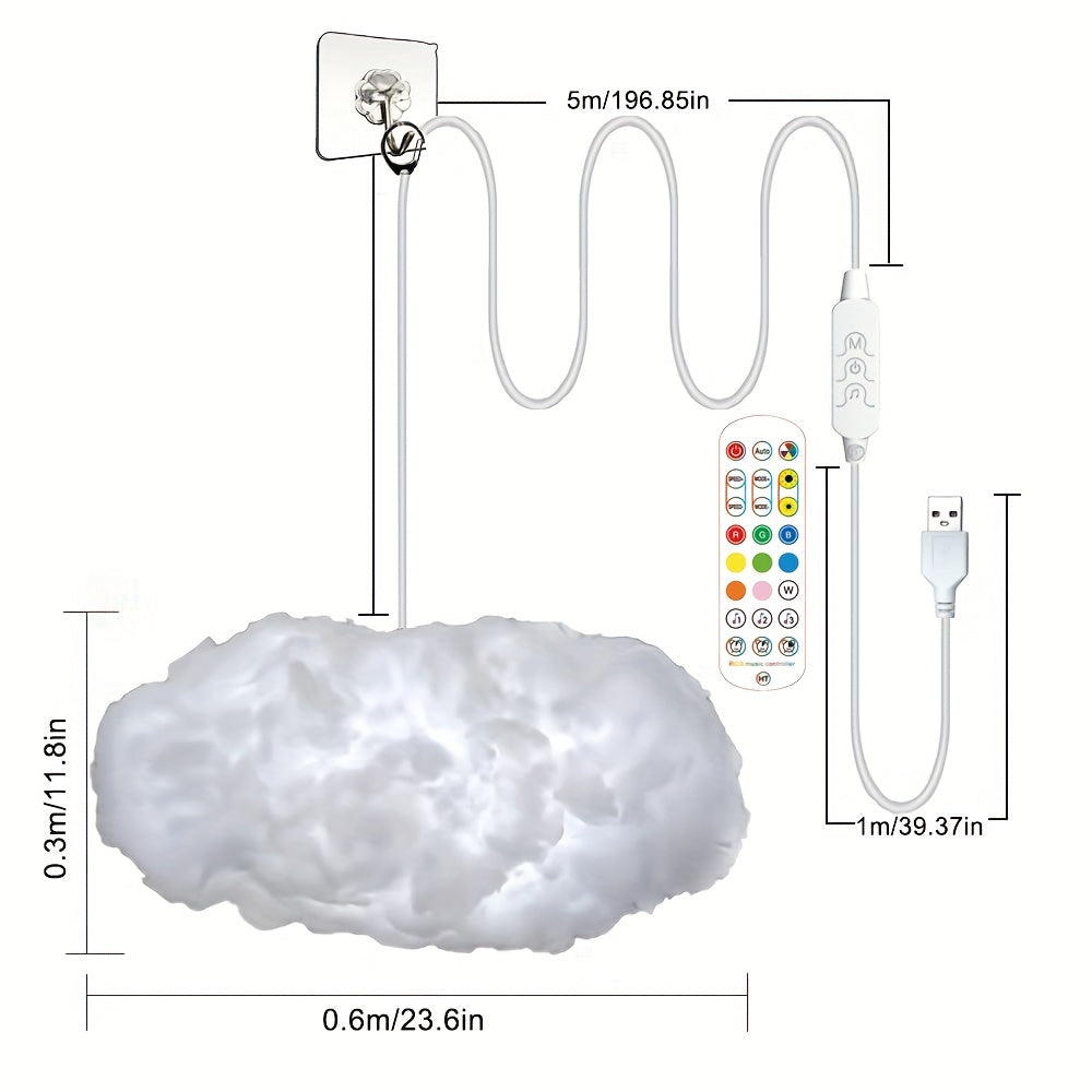 Music Sync RGB Cloud Light Kit  Immersive Audio - TrendVerseHub