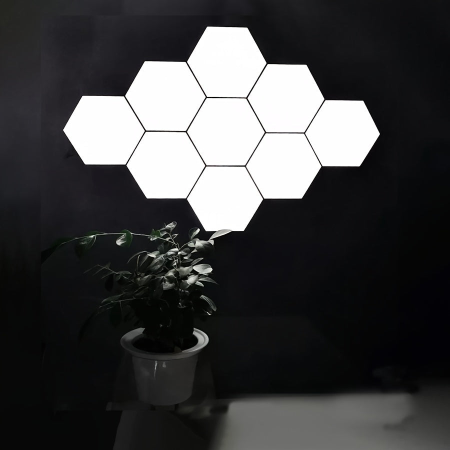 Smart Touch Hexagon Lights DIY Style Brighten Any Space - TrendVerseHub