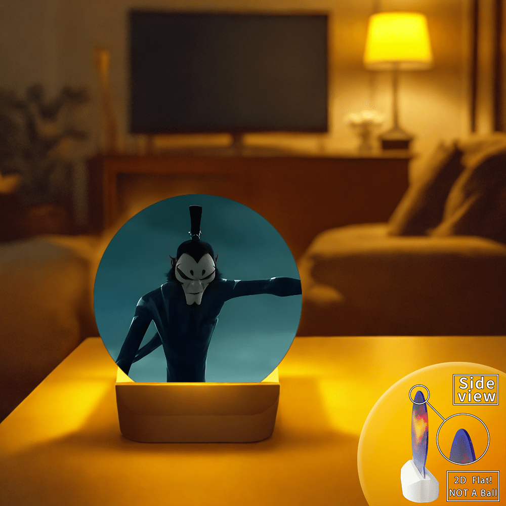 Nezha Night Light Soft Glow Art Deco Charm - TrendVerseHub