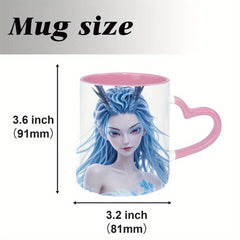 Nezha QCup LoveHandle Mug for Tea  Coffee - TrendVerseHub